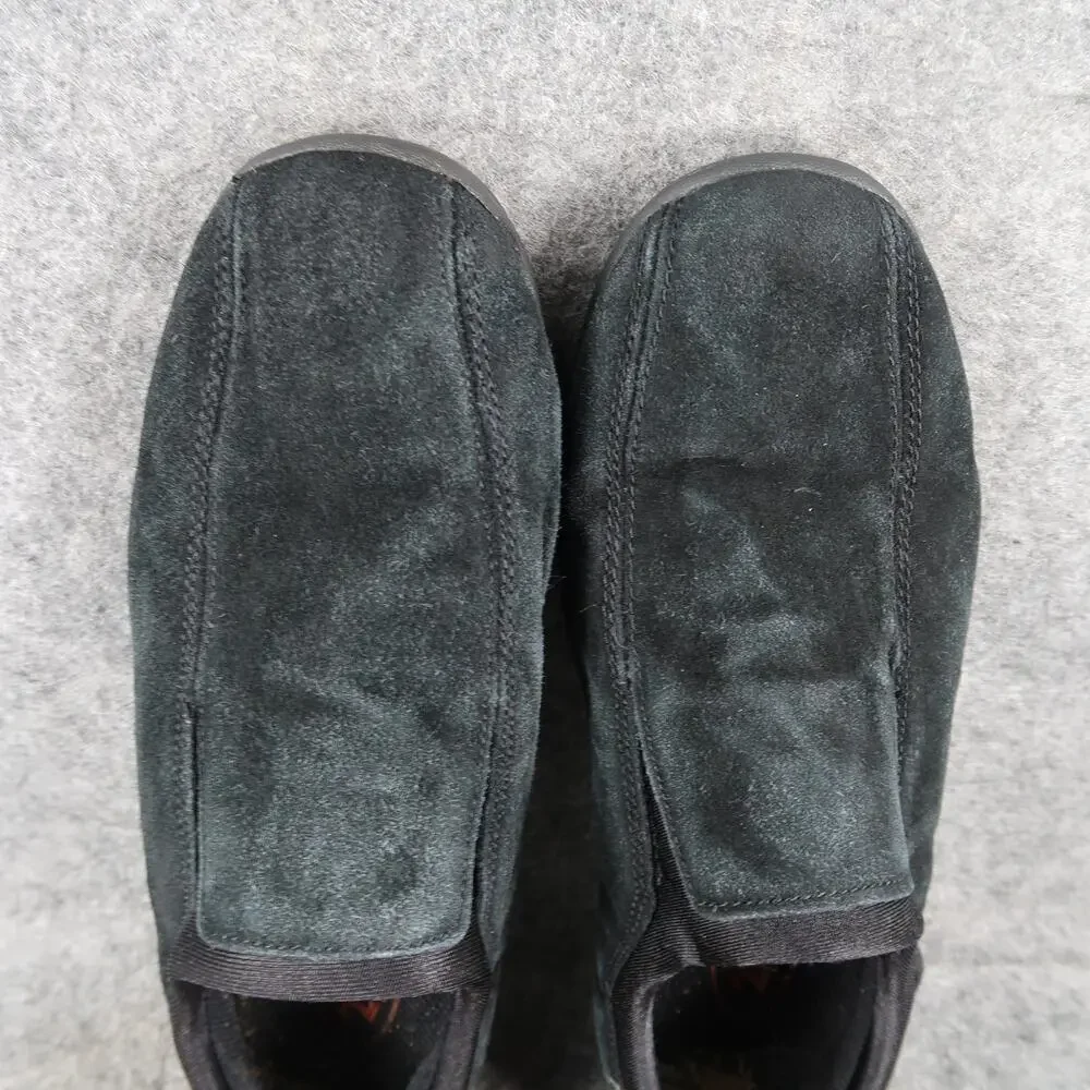 2Pod Shoes Womens 7.5 Casual Moc Slip On Leather Black Comfort Lifestyle Loafer_9